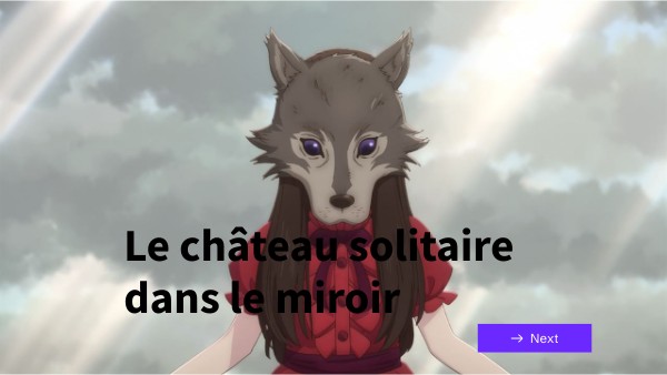 Le château solitaire dans le miroir