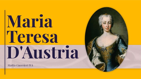 Maria Teresa D'Austria di Mattia Guerrieri