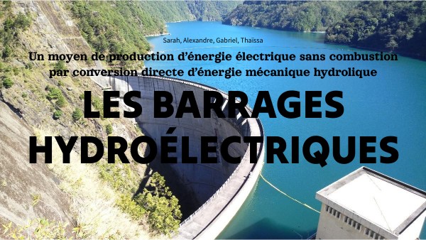 Page De Garde Barrage