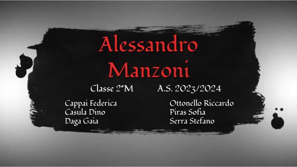ALESSANDRO MANZONI