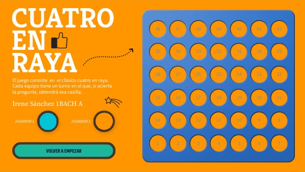 JUEGO CUATRO EN RAYA
