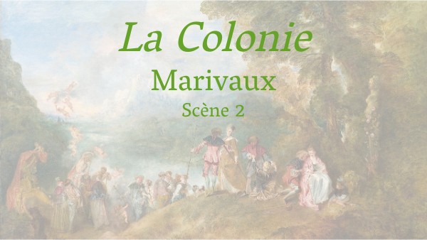 La Colonie Marivaux Pdf