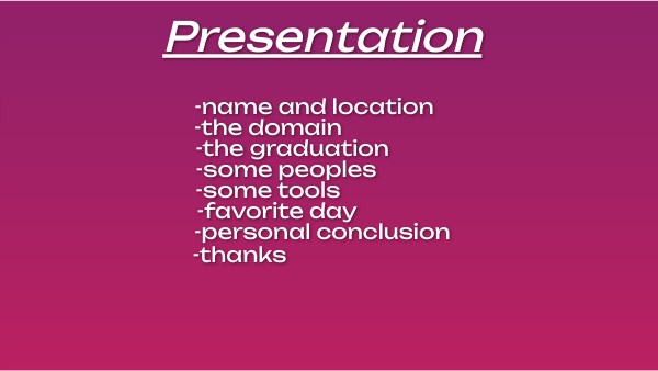 Présentation interactive basique