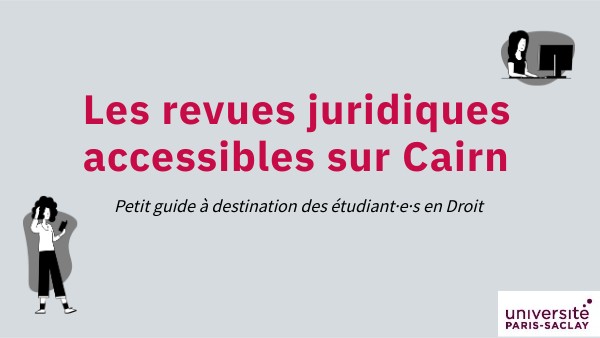 Les revues juridiques accessibles sur Cairn