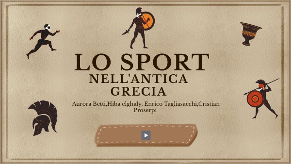 lo sport nell'antica grecia