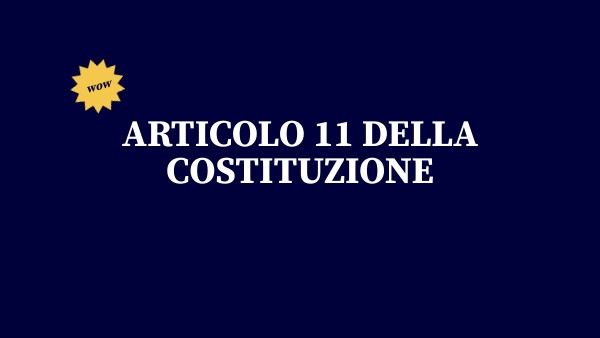 articolo 11