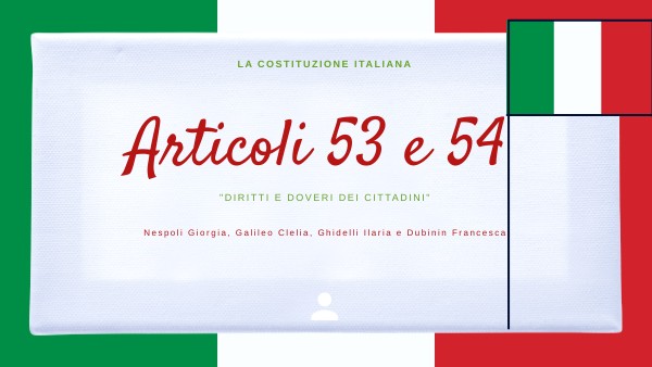LA COSTITUZIONE ITALIANA