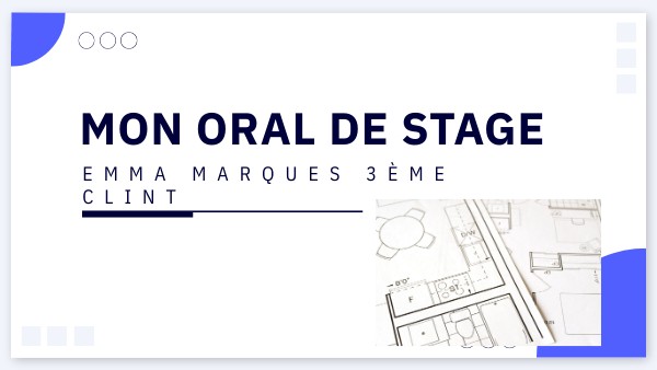 Oral de stage