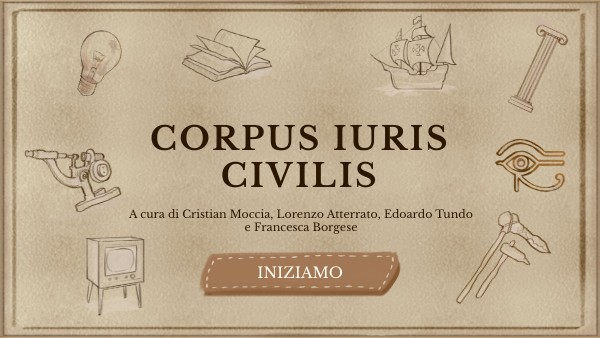 Il Corpus Iuris Civilis