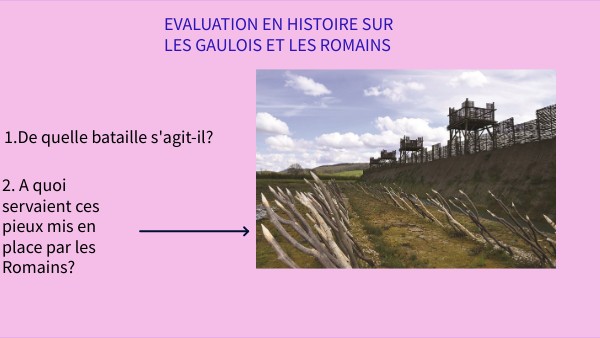 évaluation sur les Gaulois et les Romains