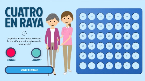 JUEGO CUATRO EN RAYA PARKINSON